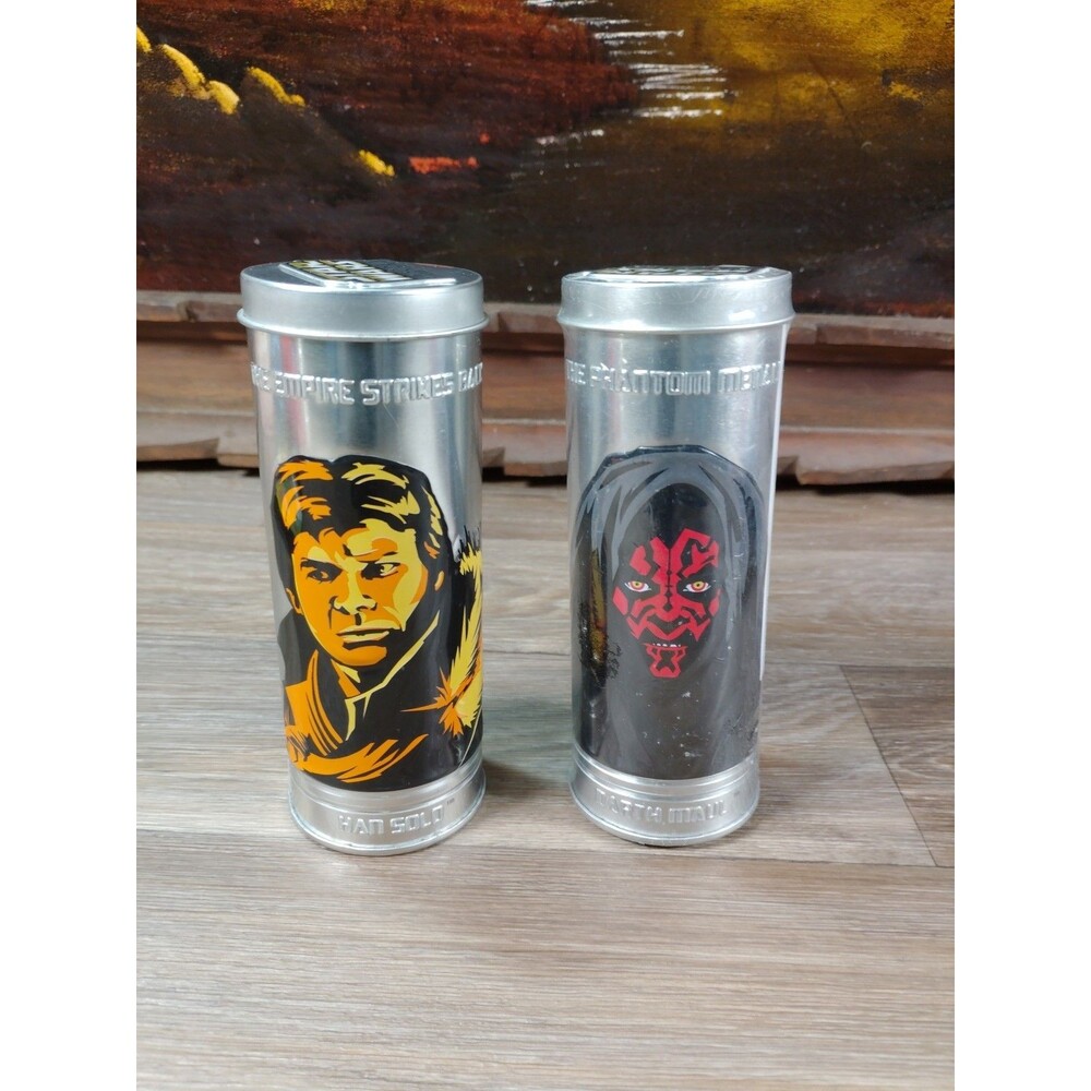 Star Wars Watch Tins Burger King Han Solo, Darth Maul, Watches In Tins 1 New